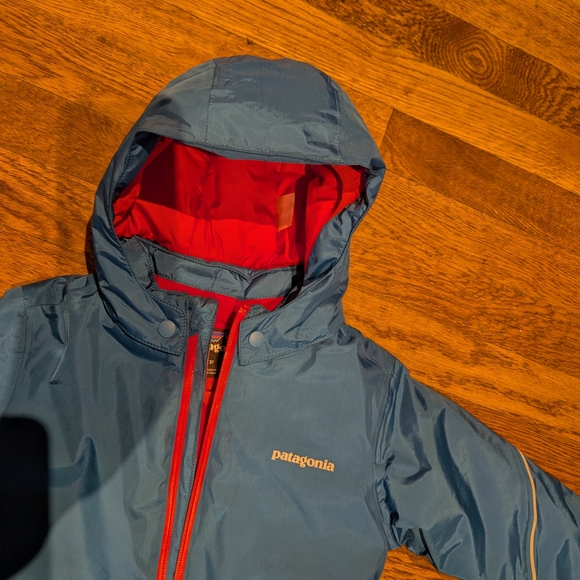 Patagonia Blue Snowsuits with Red and Brown Details. Price Is For One. - Picture 3 of 3